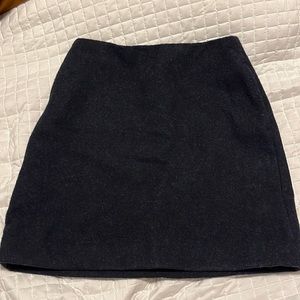 Uniqlo wool mini skirt